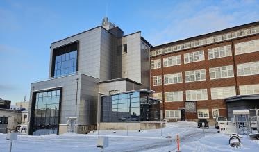 Koneen Office Building Heves -kiinteistö Hyvinkäällä.